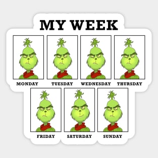 My Week Sticker